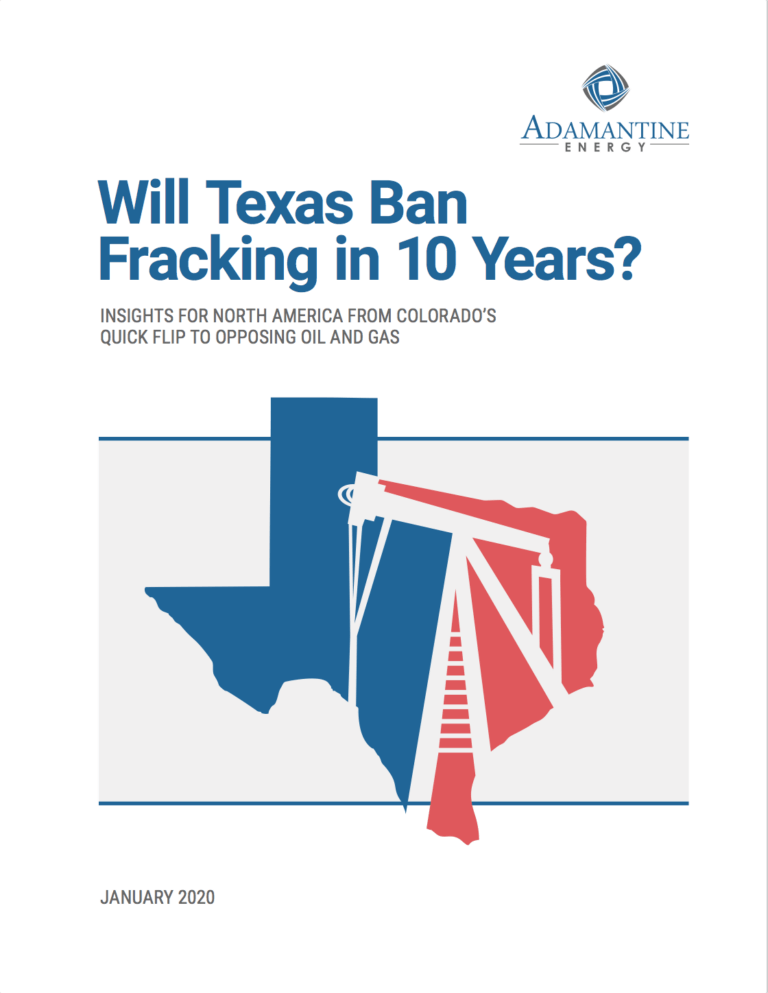 Cover of Will Texas Ban Fracking report